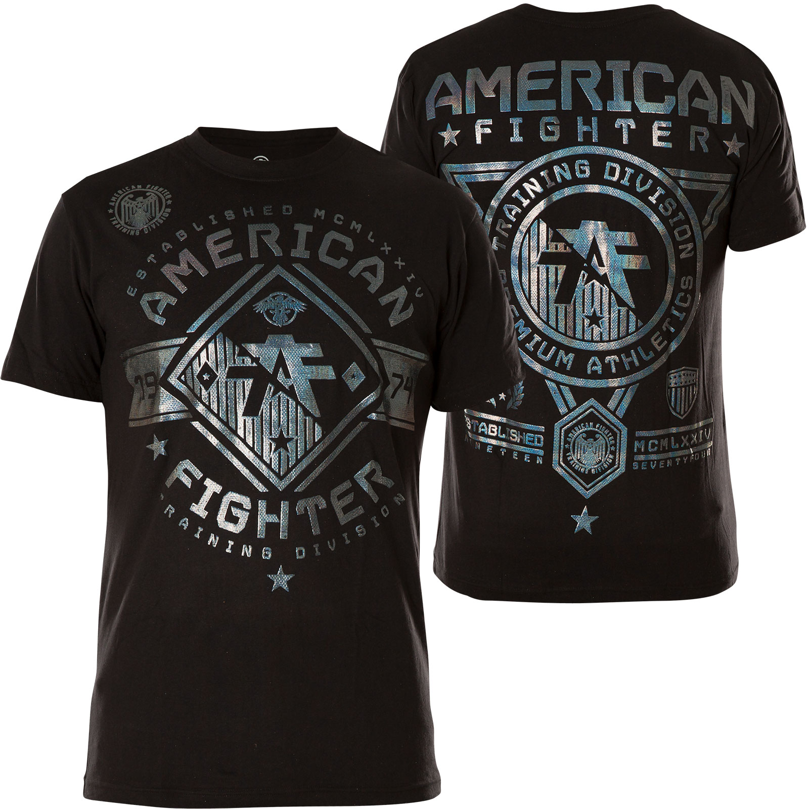 AMERICAN FIGHTER Massachusetts FM3782 Men`s New Rusted Red T-shirt By Affliction