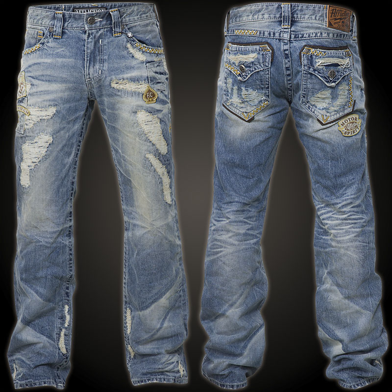 Affliction Jeans Cooper Legacy Hollister in Blue - Jeans with ...