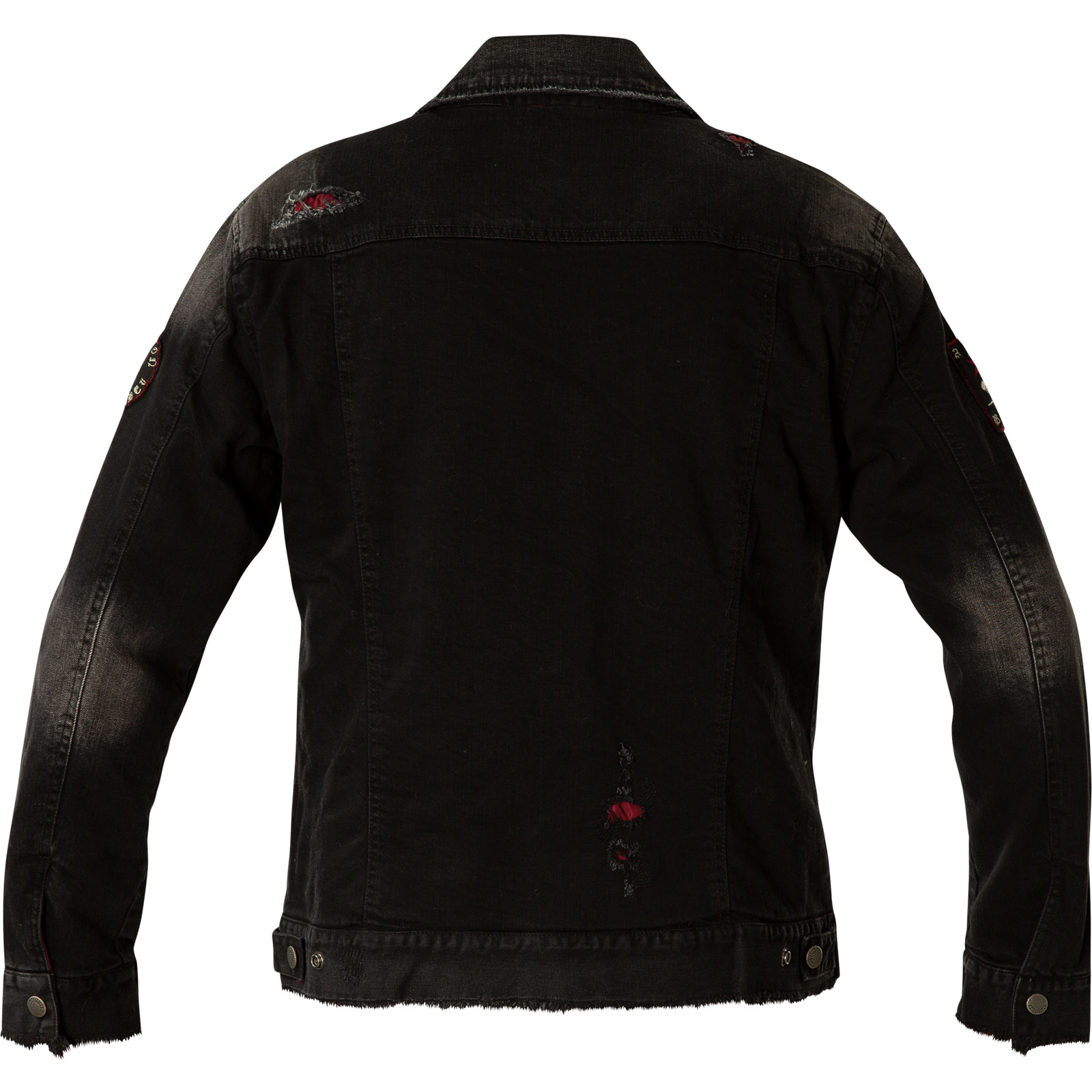 Affliction Jacket Gridlock Jacket Reversible with patches, holes and ...