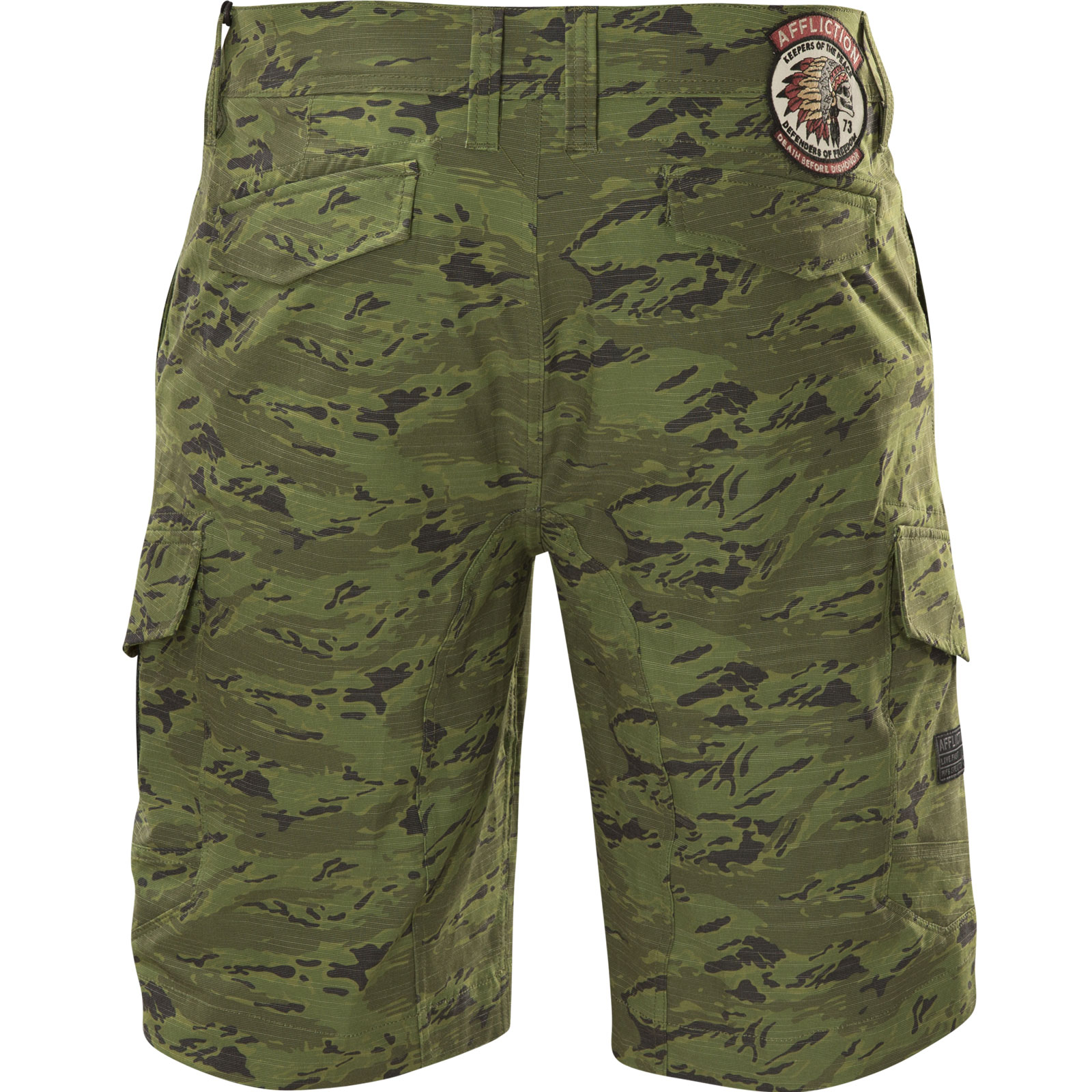 Affliction Stratton Shorts with lots of embroidering