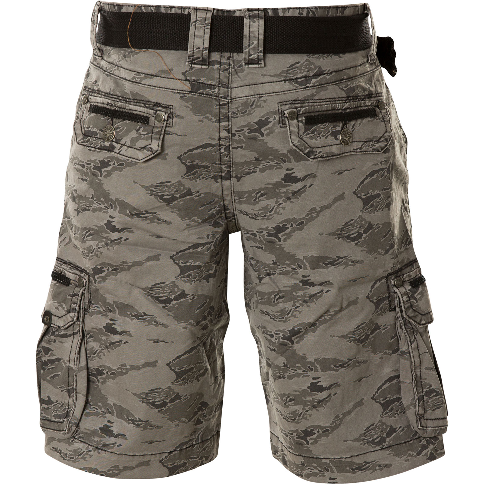 Affliction Gavin Cargo Shorts with embroidering