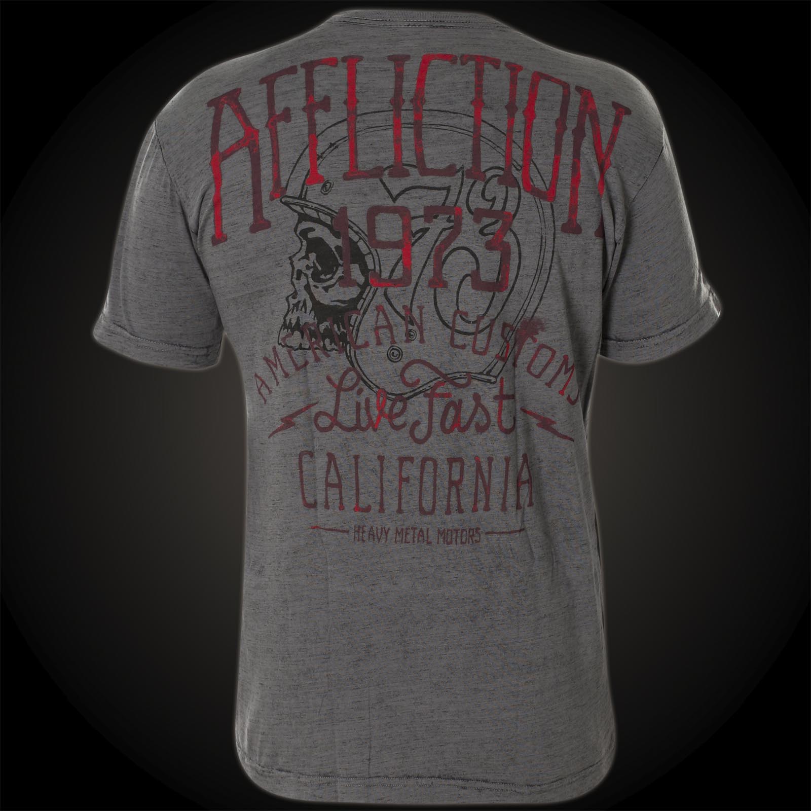 Affliction AC Four Stroke featuring a skull wearing a helmet