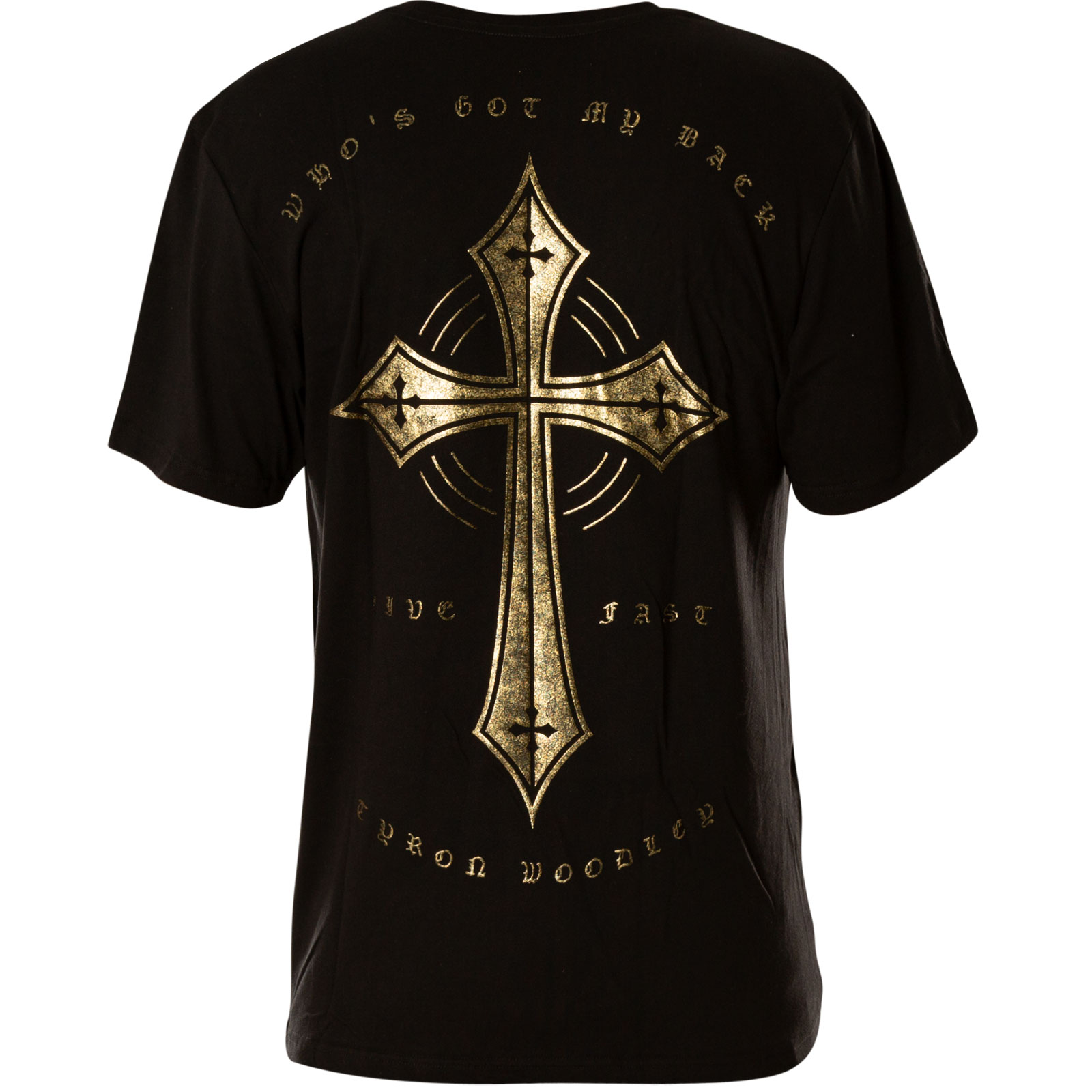 Affliction The One Print of a cross with lettering