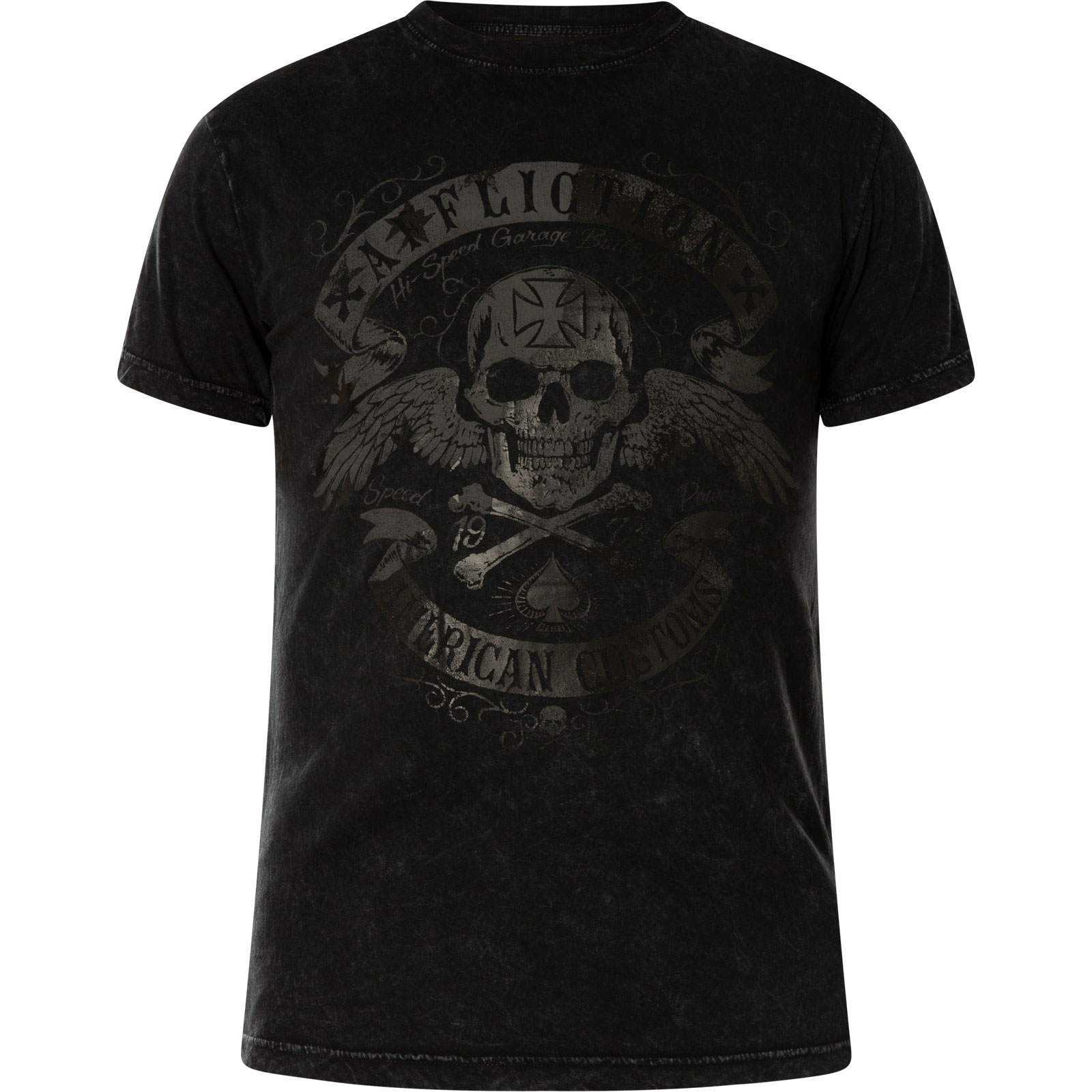 Affliction Americana Speed Run T-Shirt with print and lettering