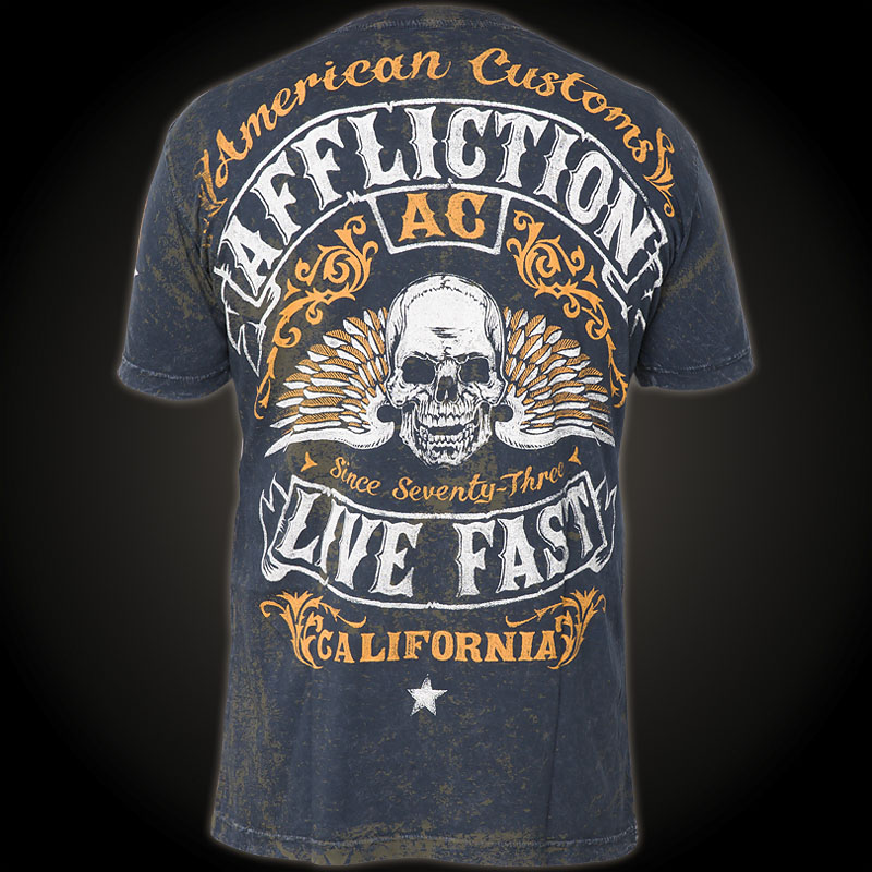 Affliction Crusaders T-Shirt - Shirt with large highly detailed print ...