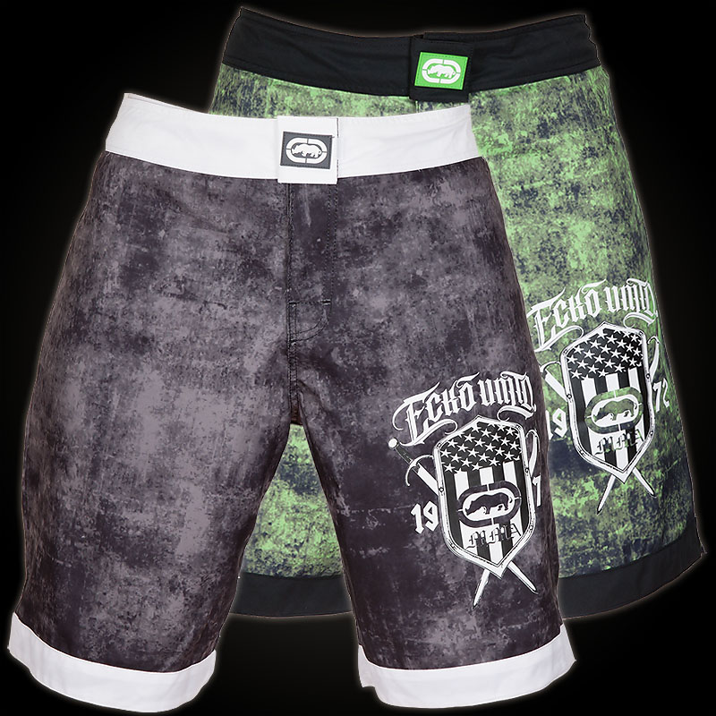 Ecko Unltd. MMA Shield Shorts. Green Boardshorts features an All Grunge ...