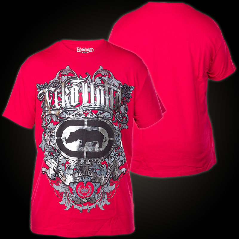 Ecko Unltd. MMA T-Shirt Undefeated - Shirt with print and silver foil ...
