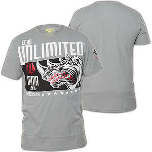 Ecko Unltd. MMA T-Shirt Jaw Grinder - Grey T-Shirt with a large print ...