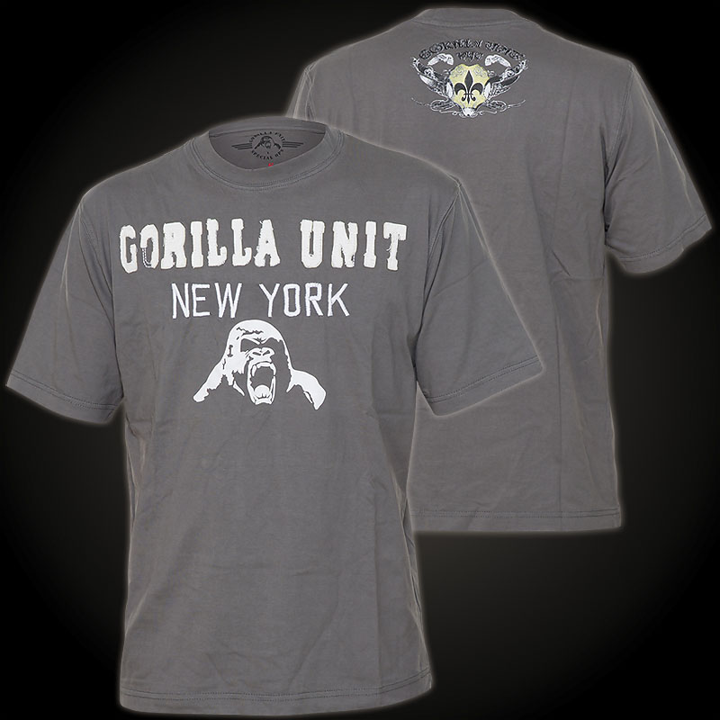 Gorilla Unit T-Shirt New York. - Shirt with patches, embroidery and a ...