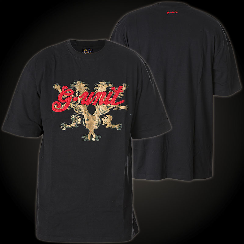 G-Unit T-Shirt Griffin Print with two lions