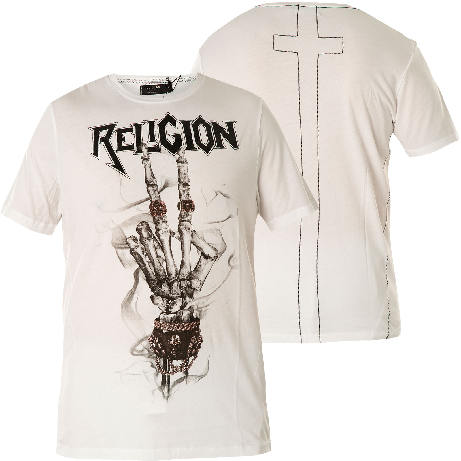 religion skeleton t shirt