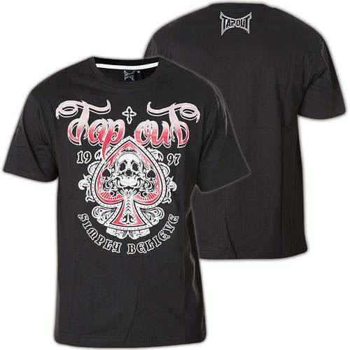 Tapout T-Shirt Skull Print with a skull and lettering