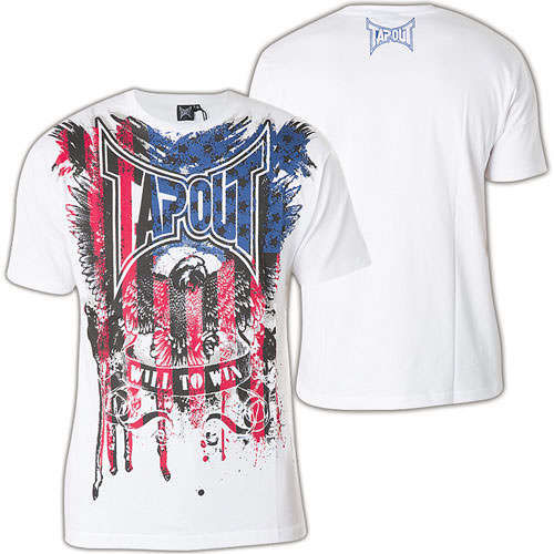 Tapout T-Shirt American Eagle Print of an U.S. flag and an eagle