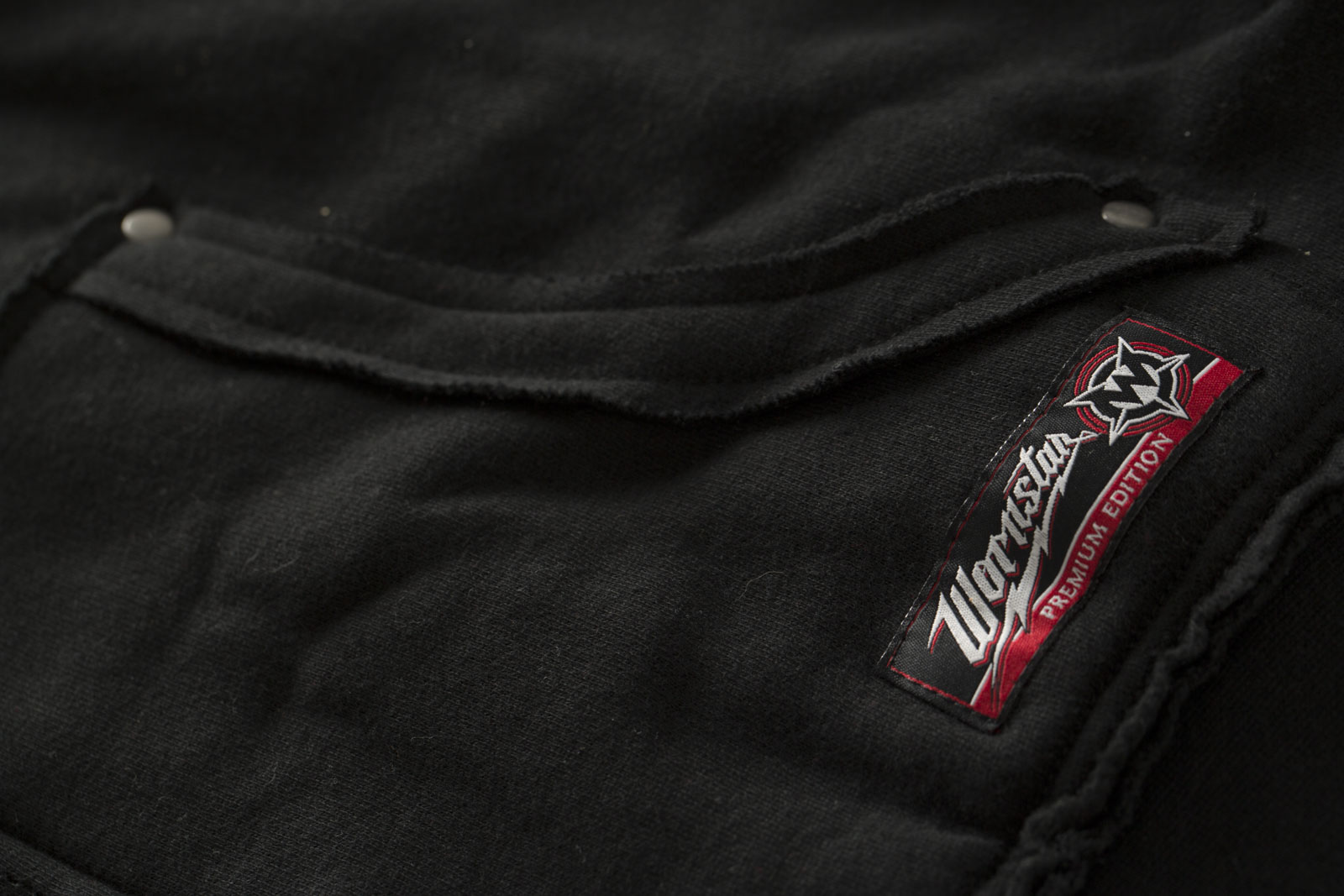 Wornstar Vengeance Premium Zip Hoody in black with large print designs