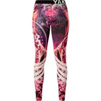 Leggings with a print design and lettering    Yakuza Gold Rush Leggings LEB-17144  in colorful   Leggings with an elasticated waist  Large all-over print design on the front and back sides    90 % Polyester, 10 % Elasthan    Authentic Leggings...
