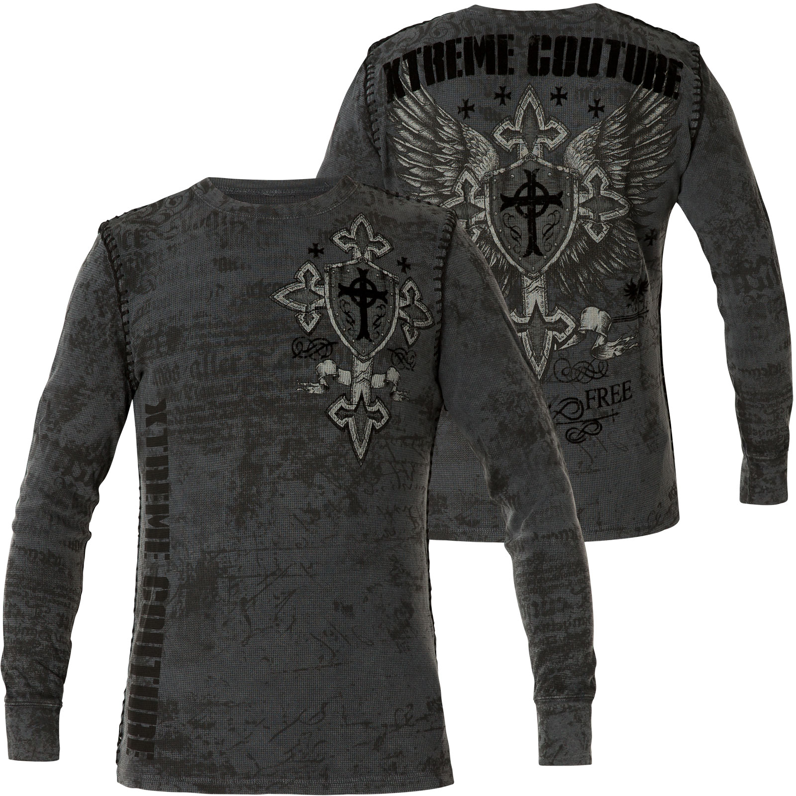 Xtreme Couture by Affliction Thermal Pro Faith Print with large cross