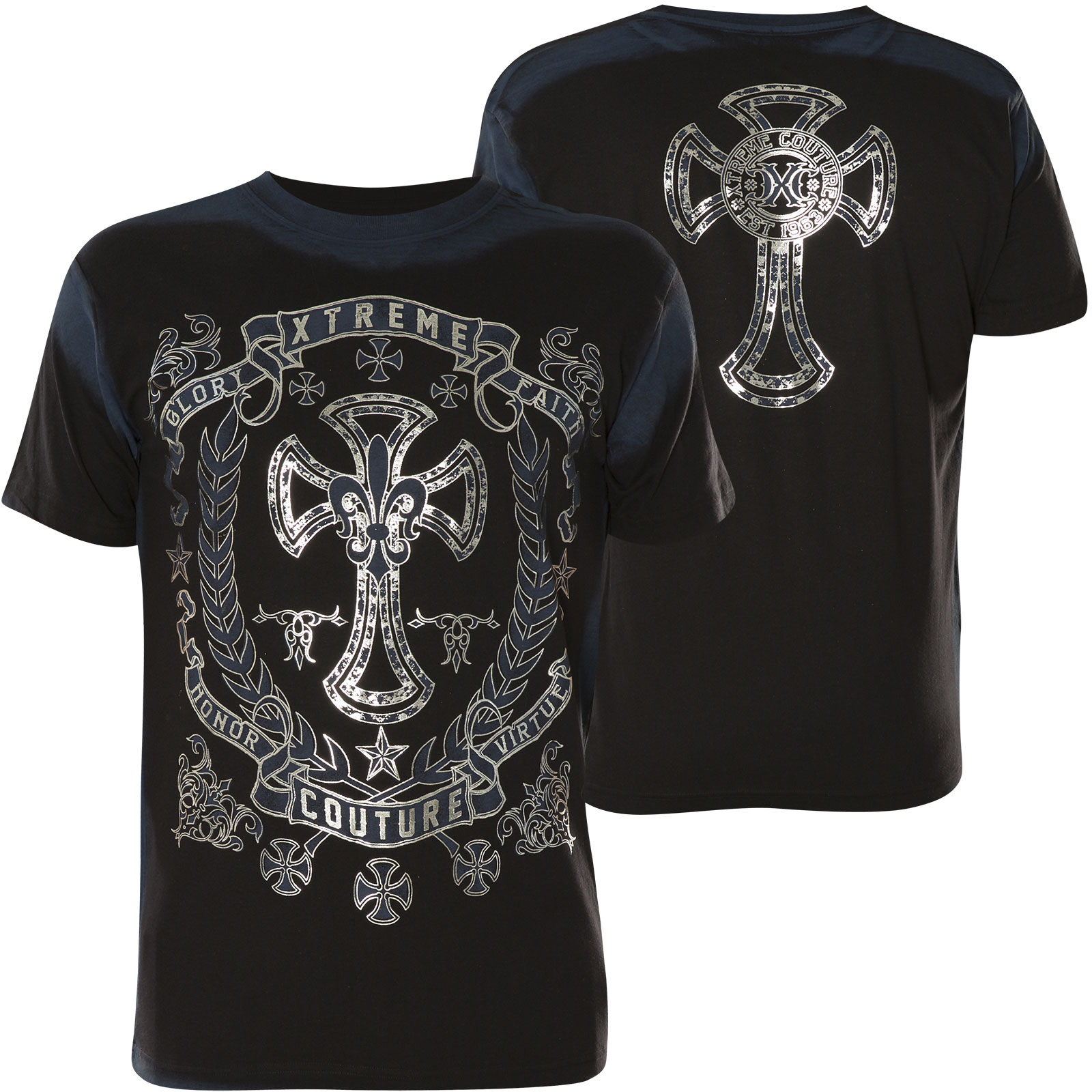 Xtreme Couture T- Shirt Cross Of Steel with a large cross