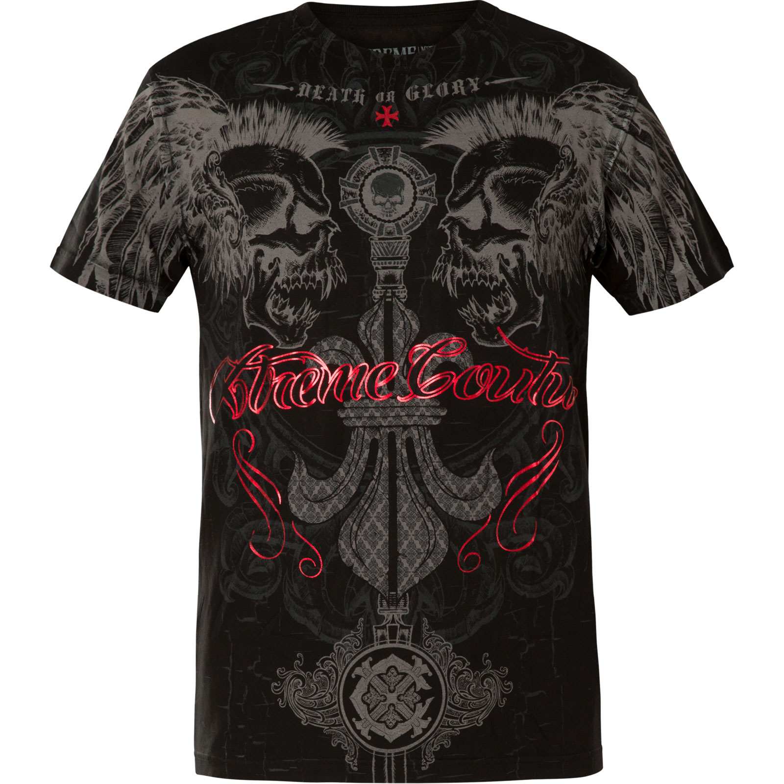 Xtreme Couture T- Shirt Reverence print with skulls