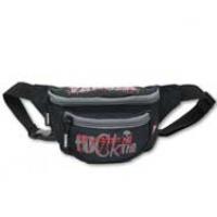 Belt Bag with print and patch    Yakuza FTS Belt Bag GTB-22104  in black  Belt Bag  Large main compartment, front small pocket and safety pocket at the back with zipper  Large print and patch on the front of the smaller bag, patch  Large...