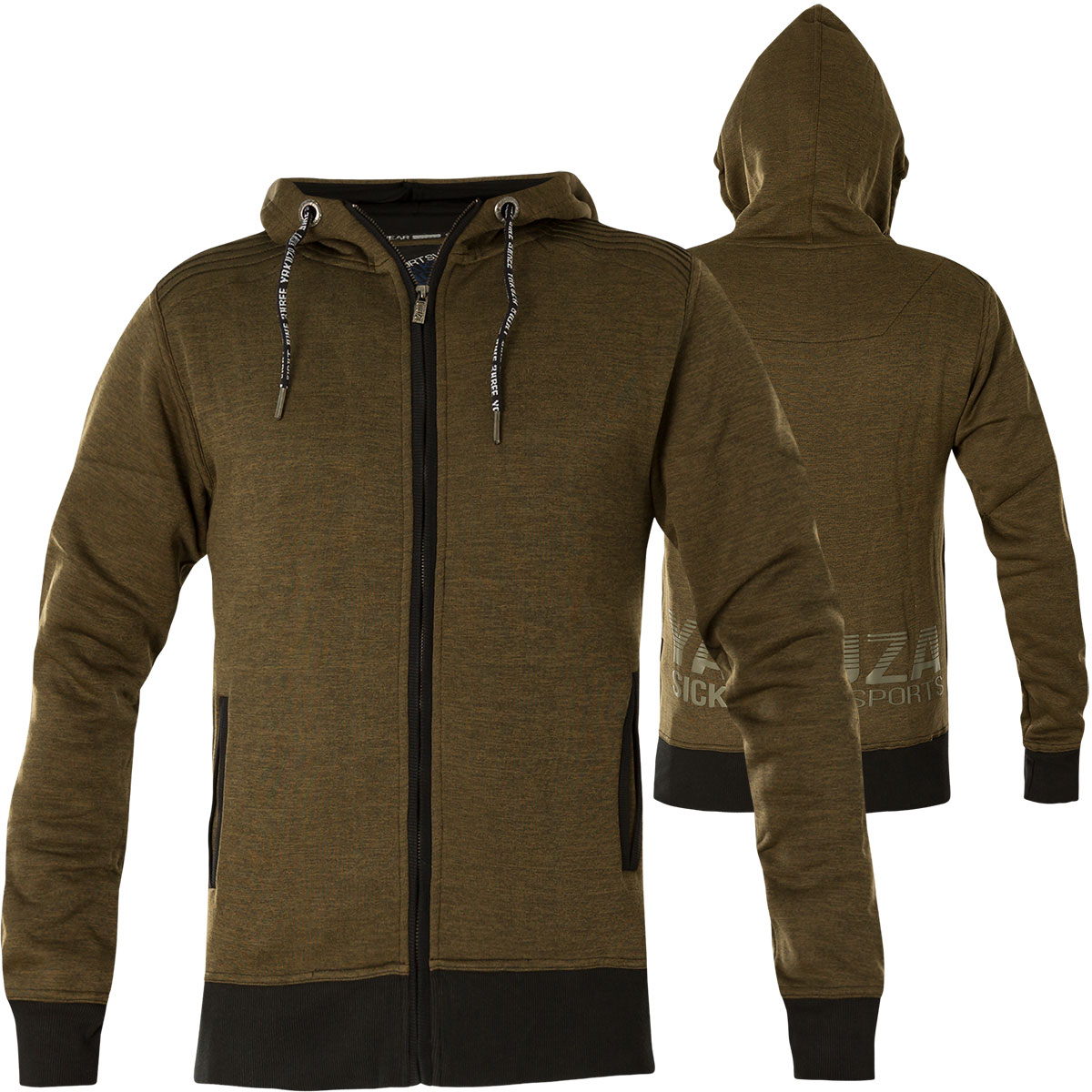 Yakuza S&F Sports Line Limitless hooded jacket HZB-14501 in green with ...