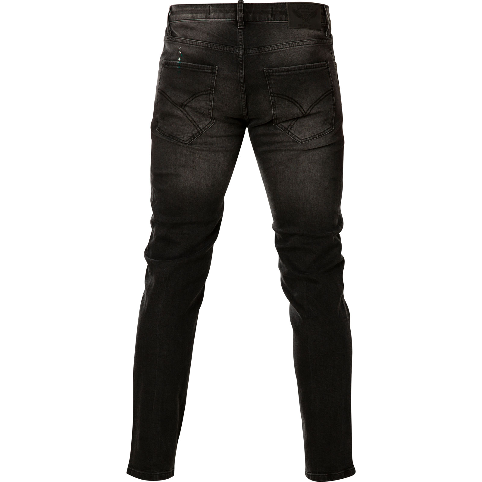 Yakuza Destroyer Straight Jeans JEB-15044 with lots of colourful splotches