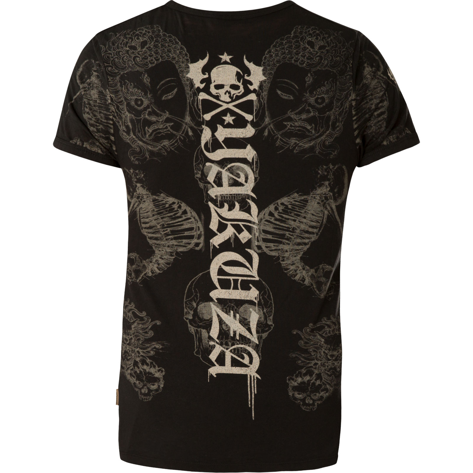 Yakuza Burnout Temple T-Shirt TSB-13035 Print with skulls